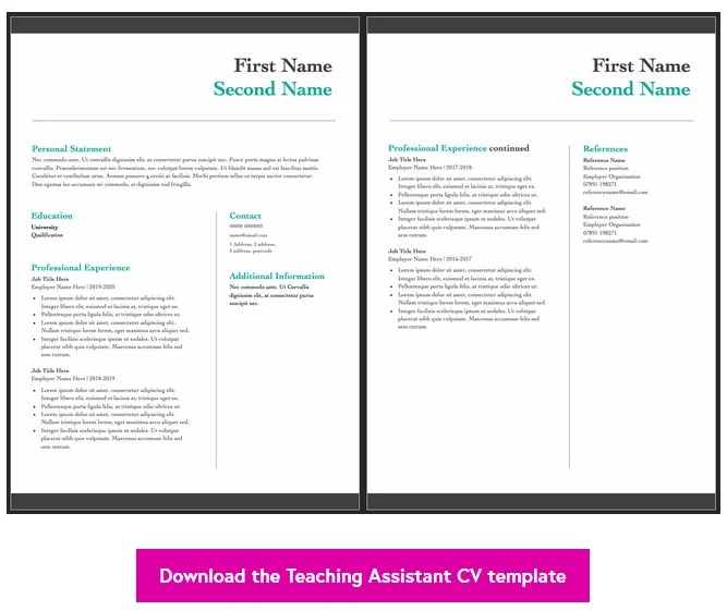 Future Learn CV Template