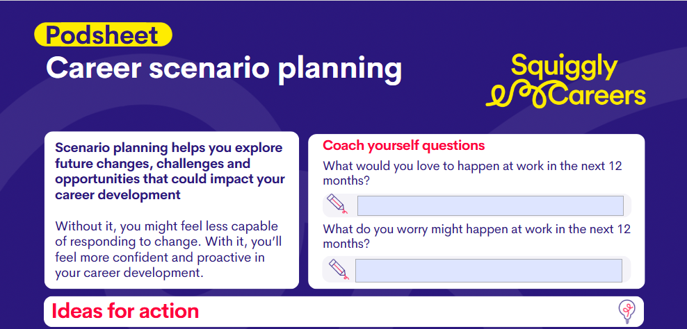 Career Scenario Planning