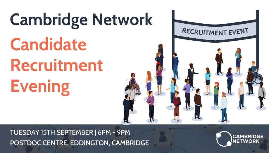 Cambridge Network Recruitment Evening 15 September 2026